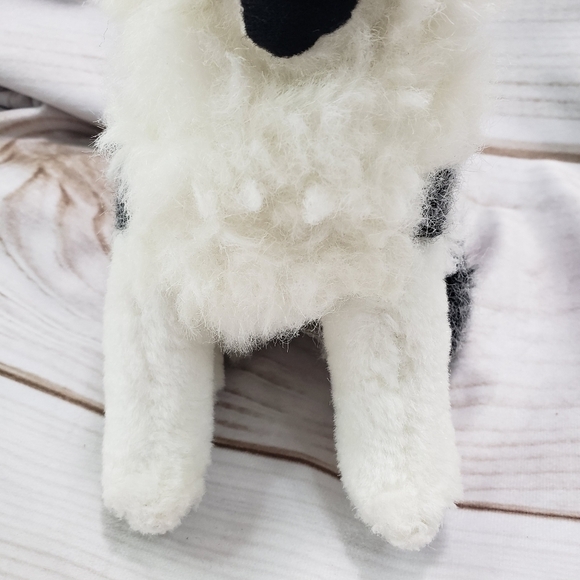 Shalom Toy Co Wolf Husky Dog 8" Plush Stuffed Animal Toy Scruffy Blue Eyes - Picture 3 of 9
